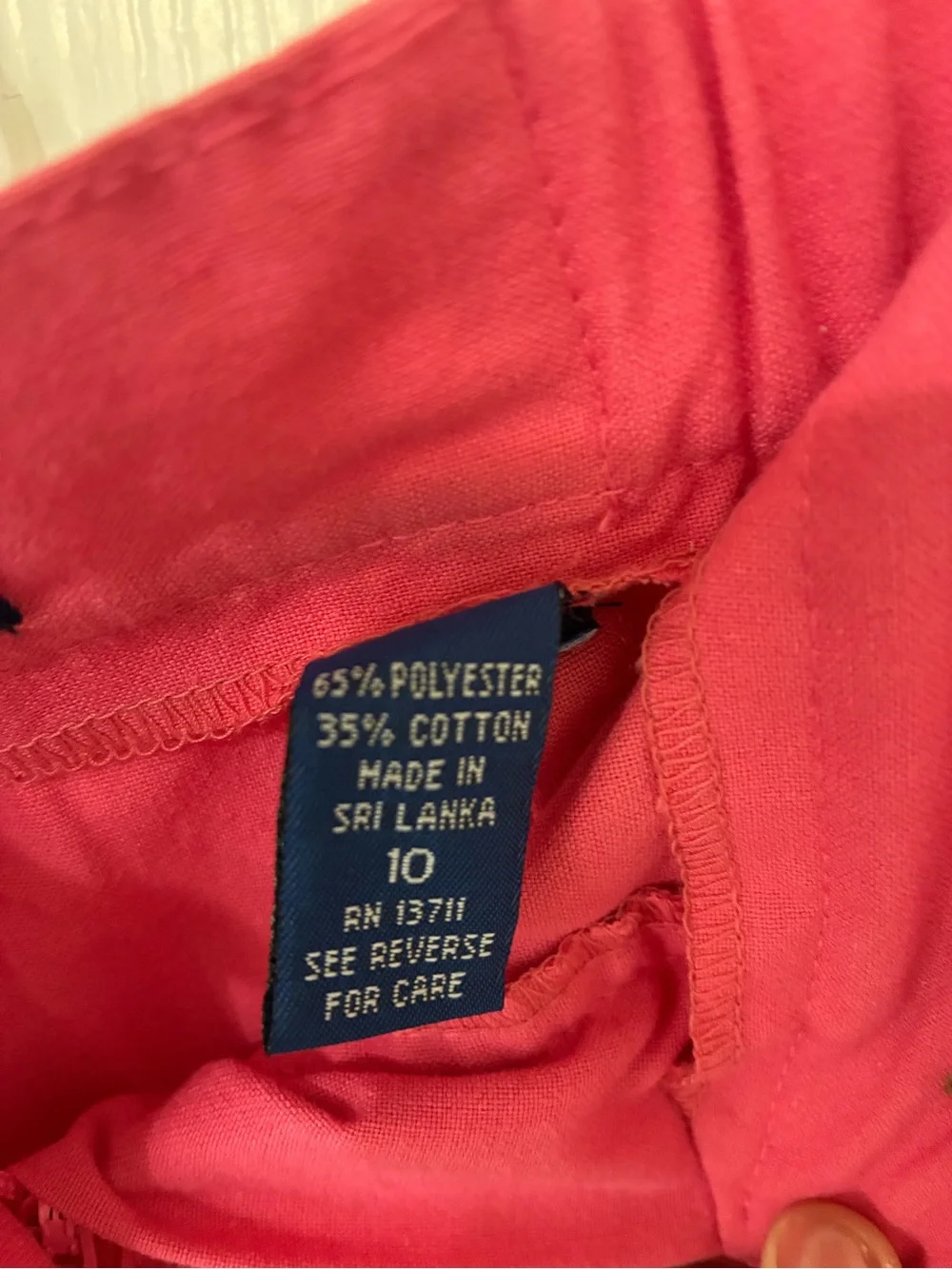 Karen Scott pink high waisted pleated Bermuda shorts, summer, 90s, preppy